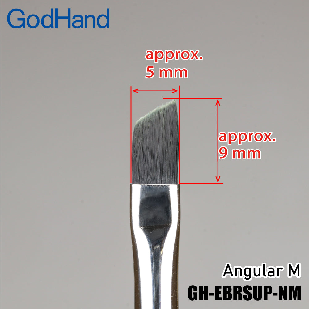 Godhand GH-EBRSUP-NM Brushwork Softest Angular M - Glacier Hobbies - GodHand