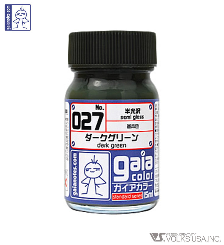 Gaia Military Color 027 Dark Green - Glacier Hobbies - Gaia Notes