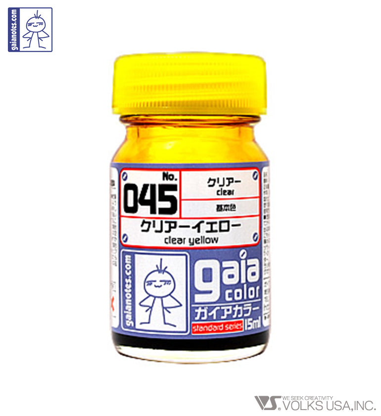 Gaia Clear Color 045 Clear Yellow - Glacier Hobbies - Gaia Notes