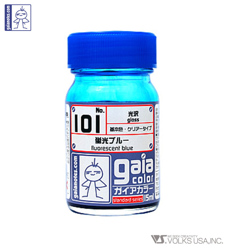 Gaia Fluorescence Color 101 Fluorescent Blue - Glacier Hobbies - Gaia Notes