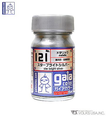 Gaia Metallic Color 121 Star Bright Silver - Glacier Hobbies - Gaia Notes