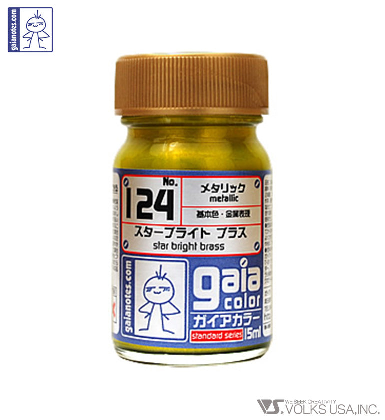 Gaia Metallic Color 124 Star Bright Brass - Glacier Hobbies - Gaia Notes
