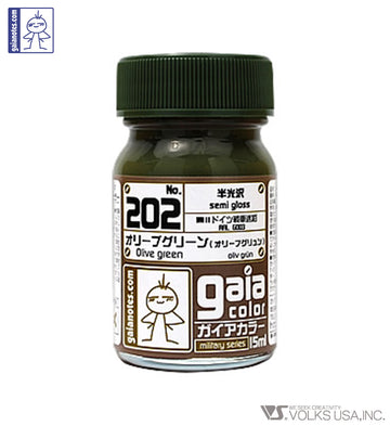 Gaia Military Color 202 Olive Green - Glacier Hobbies - Gaia Notes