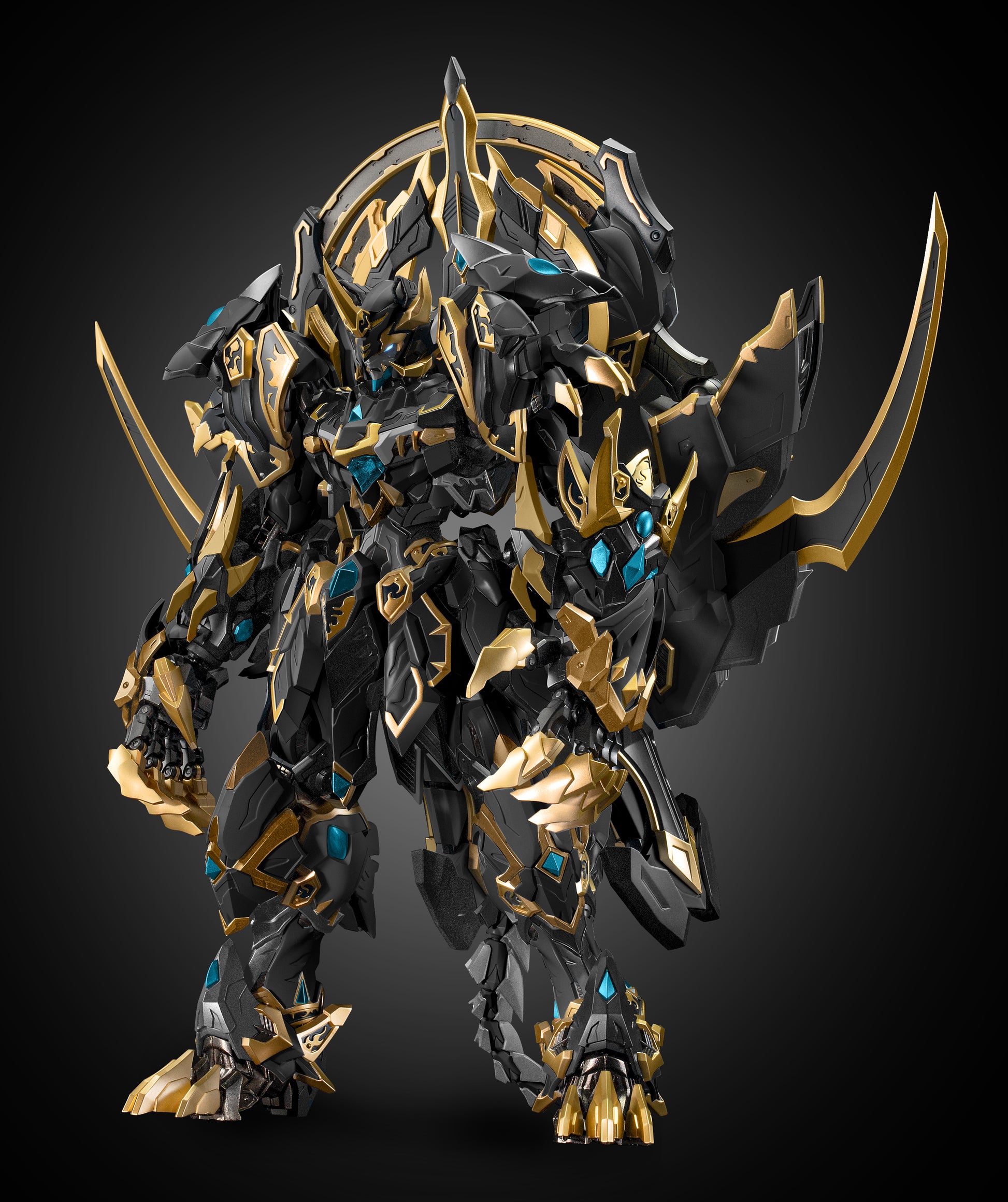 ZEN Of Collectible CD-02B Four Holy Beasts Black Tiger Alloy Action Figurine - Glacier Hobbies - ZEN Of Collectible