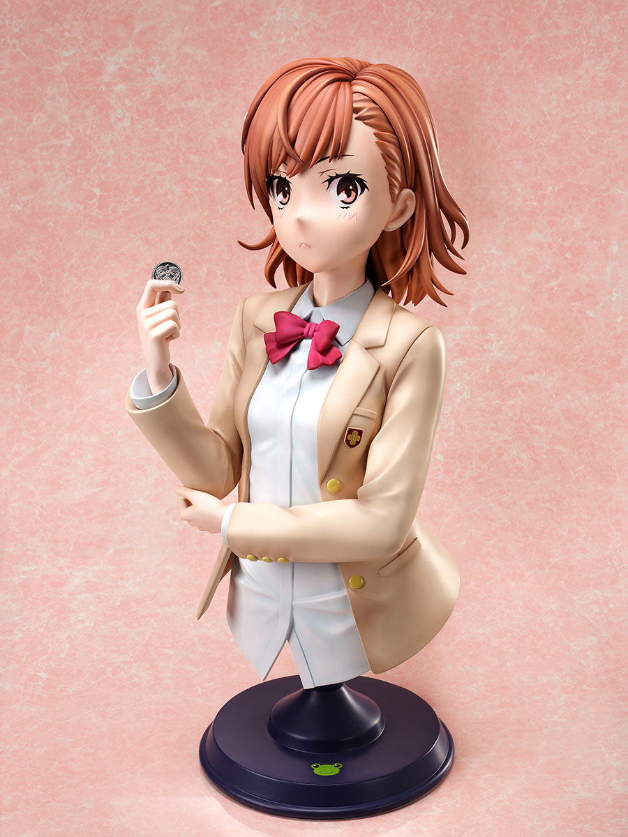 A Certain Scientific Railgun T -Mikoto Misaka- 1/1 Scale Bust Figure - Glacier Hobbies - FuRyu Corporation