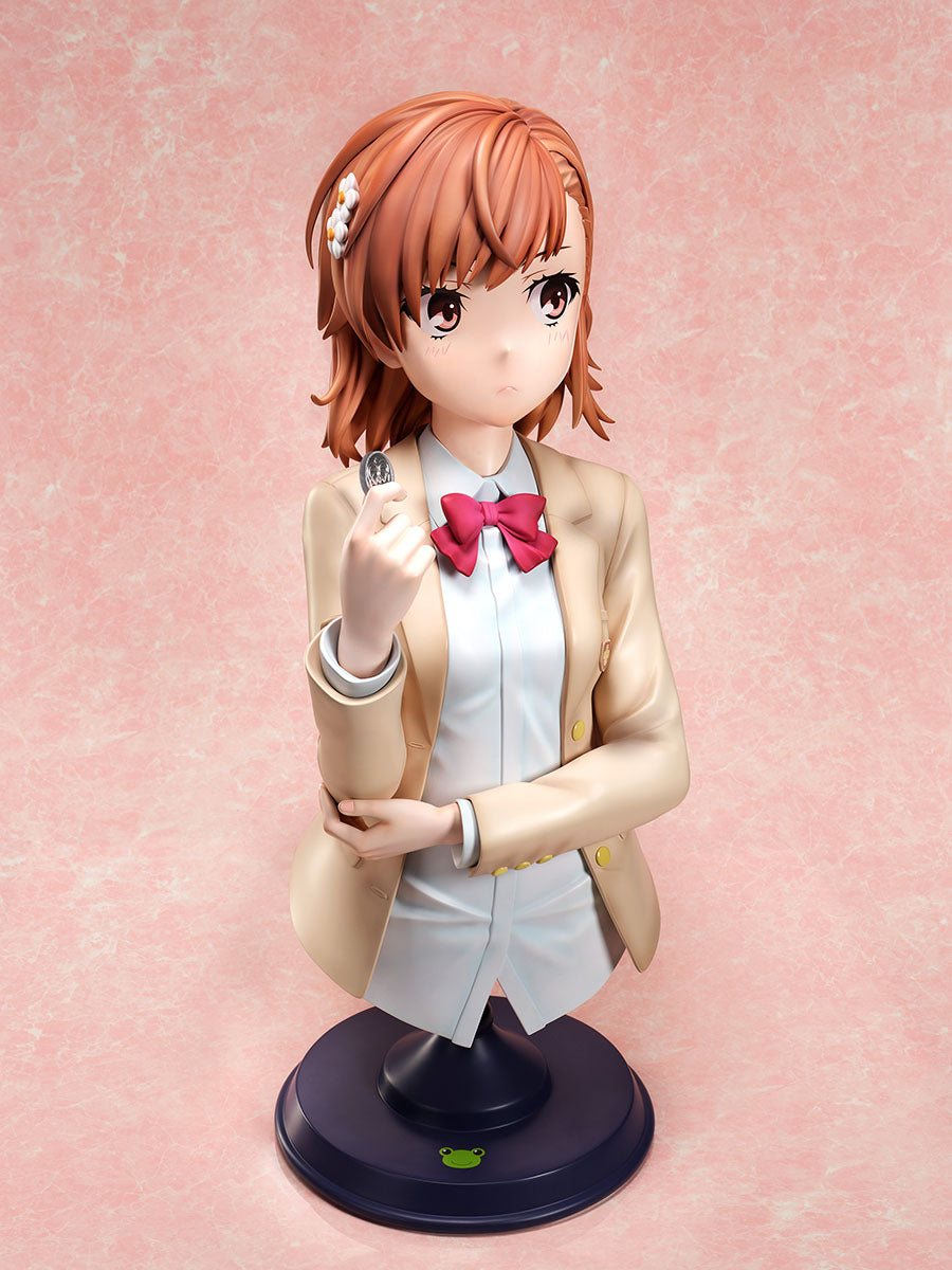 A Certain Scientific Railgun T -Mikoto Misaka- 1/1 Scale Bust Figure - Glacier Hobbies - FuRyu Corporation