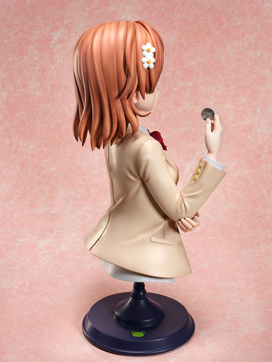 A Certain Scientific Railgun T -Mikoto Misaka- 1/1 Scale Bust Figure - Glacier Hobbies - FuRyu Corporation