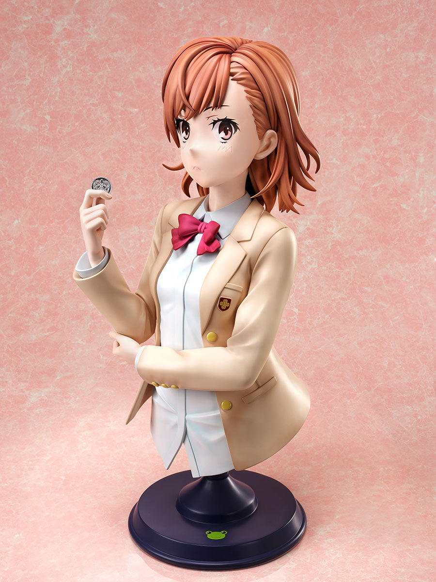 A Certain Scientific Railgun T -Mikoto Misaka- 1/1 Scale Bust Figure - Glacier Hobbies - FuRyu Corporation