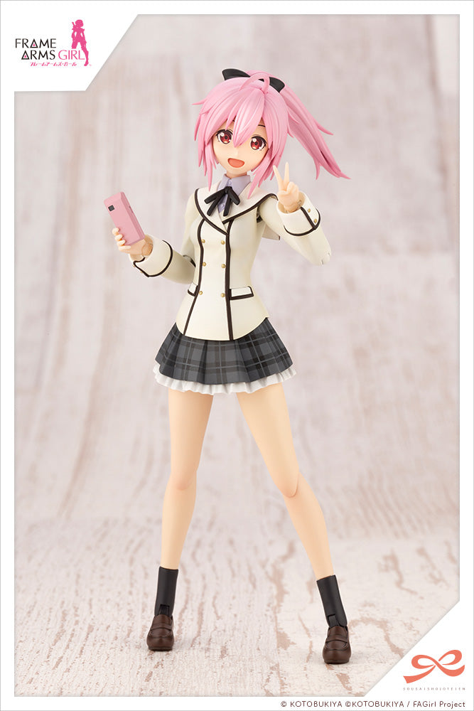 [PREORDER] Sousai Shojo Teien AO GENNAI (WAKABA GIRLS’ HIGH SCHOOL WINTER CLOTHES) DREAMING STYLE HAPPY MONOCHROME Model Kit - Glacier Hobbies - Kotobukiya