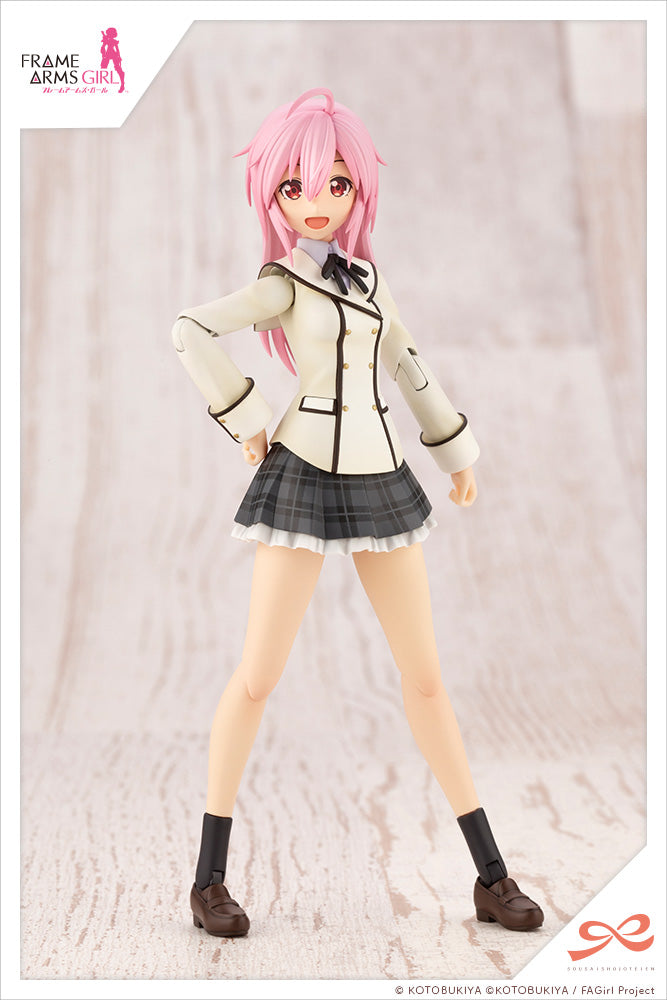 [PREORDER] Sousai Shojo Teien AO GENNAI (WAKABA GIRLS’ HIGH SCHOOL WINTER CLOTHES) DREAMING STYLE HAPPY MONOCHROME Model Kit - Glacier Hobbies - Kotobukiya