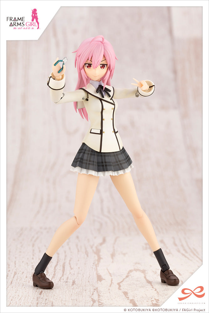 [PREORDER] Sousai Shojo Teien AO GENNAI (WAKABA GIRLS’ HIGH SCHOOL WINTER CLOTHES) DREAMING STYLE HAPPY MONOCHROME Model Kit - Glacier Hobbies - Kotobukiya