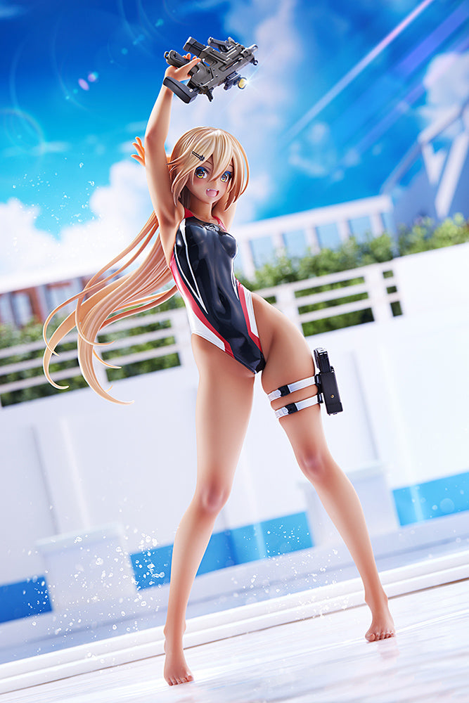 [PREORDER] Kouhai-chan of the Swimming Club Red Line Swimsuit Ver. - 1/7 Scale Figure - Glacier Hobbies - Amakuni