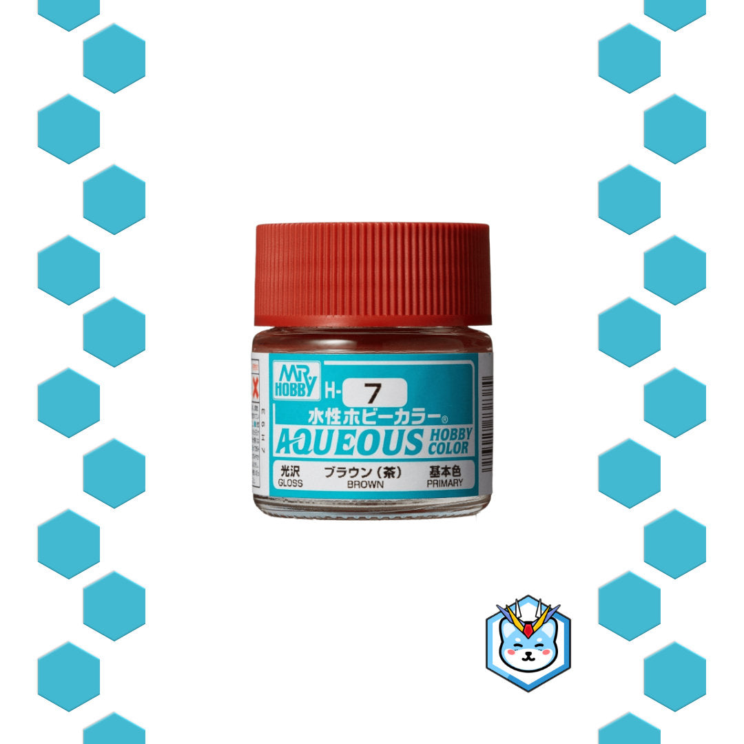 Aqueous Hobby Color H7 Brown - Glacier Hobbies - GSI Creo