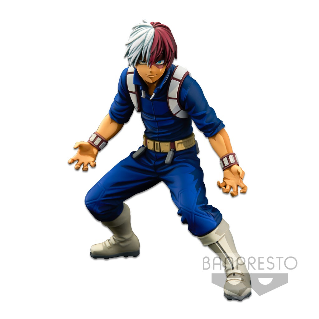 My Hero Academia Banpresto World Figure Colosseum Modeling Academy Super Master Stars Piece The Shoto Todoroki (Two Dimensions) - Glacier Hobbies - Banpresto
