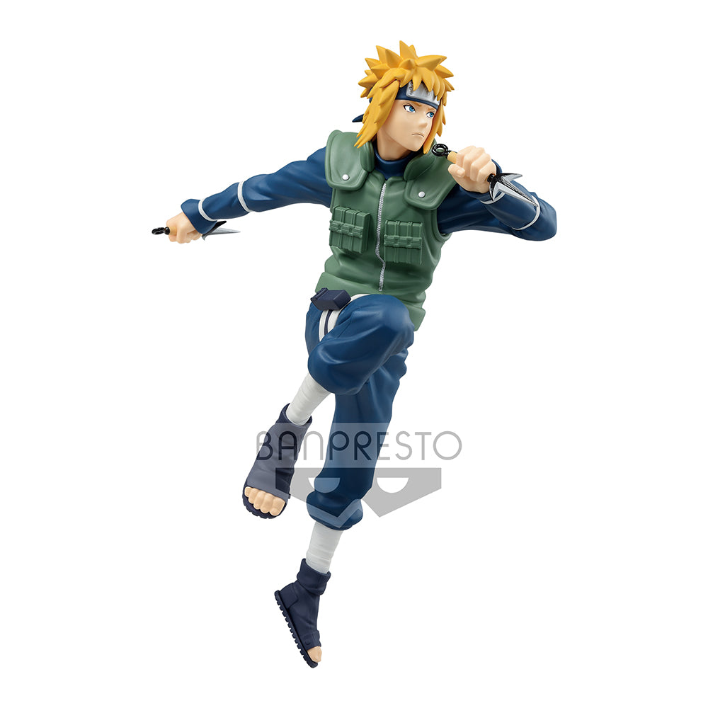 NARUTO SHIPPUDEN VIBRATION STARS-NAMIKAZE MINATO - Prize Figure - Glacier Hobbies - Banpresto