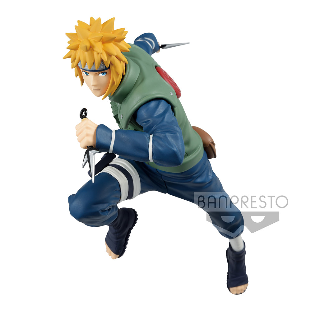 NARUTO SHIPPUDEN VIBRATION STARS-NAMIKAZE MINATO - Prize Figure - Glacier Hobbies - Banpresto