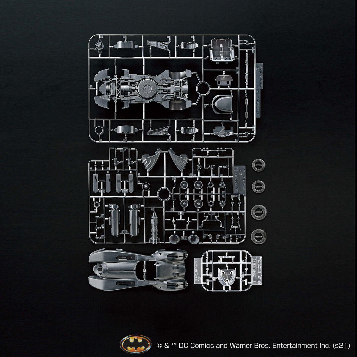 Batman 1/35 Scale Batmobile (Batman Ver.) Model Kit - Glacier Hobbies - Bandai
