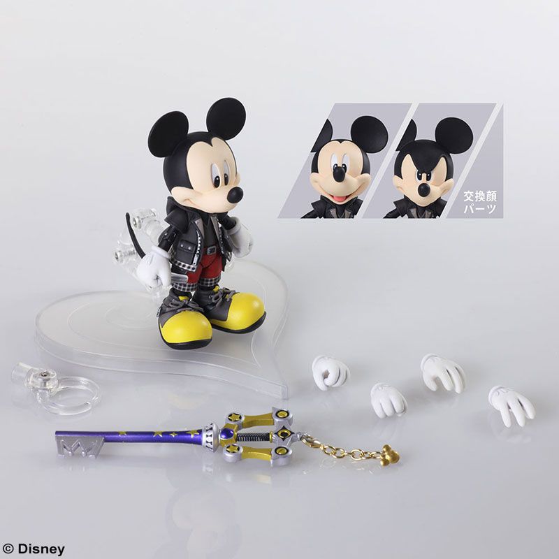 King Mickey Bring Arts - Kingdom Heart III - Glacier Hobbies - Square Enix