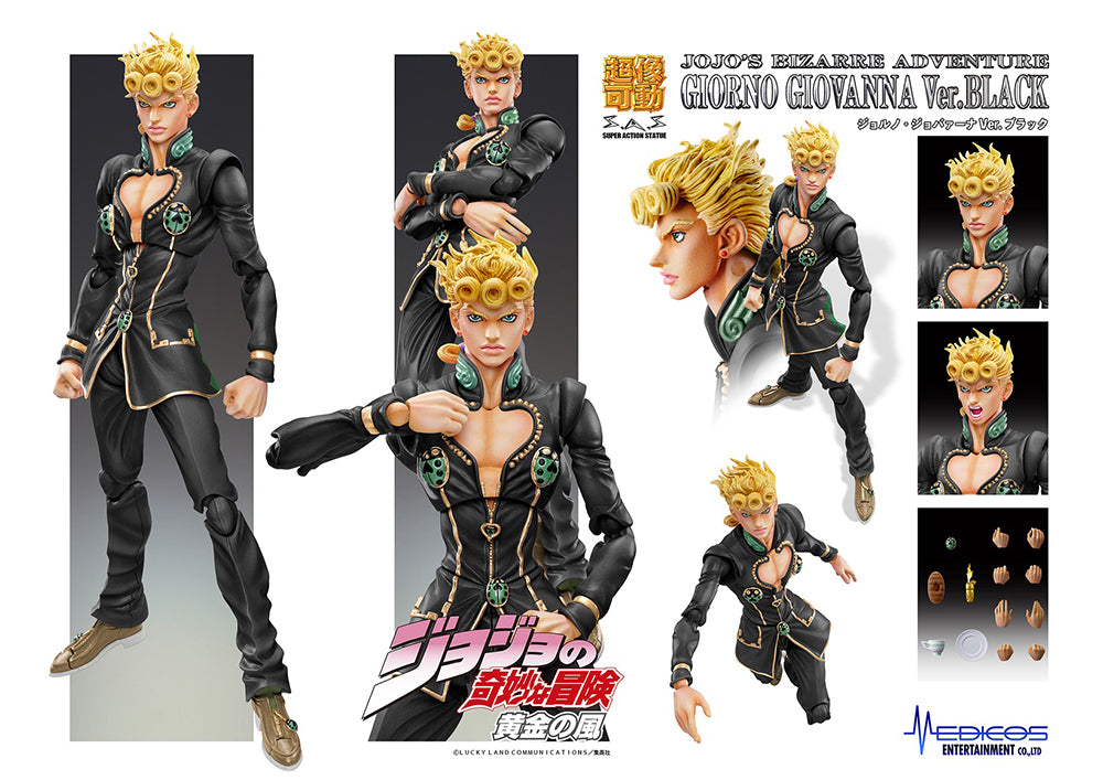 [PREORDER] Chozokado [Giorno Giovanna Ver.BLACK] Non-Scale Figure - Glacier Hobbies - Medicos Entertainment
