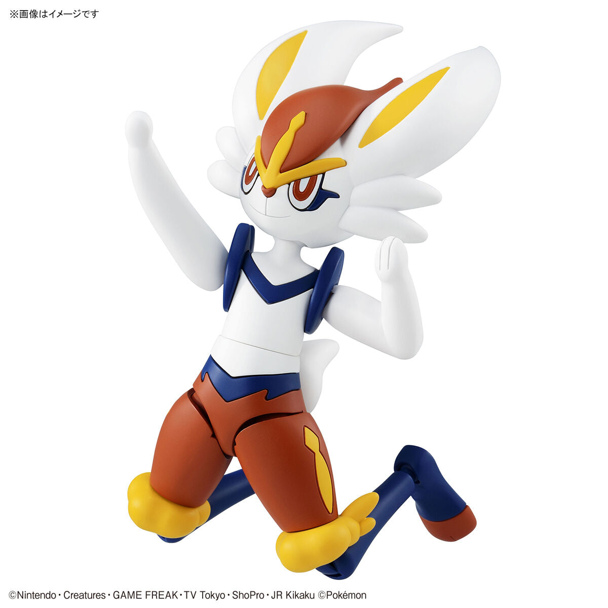 Cinderace Pokemon Model Kit - Glacier Hobbies - Bandai