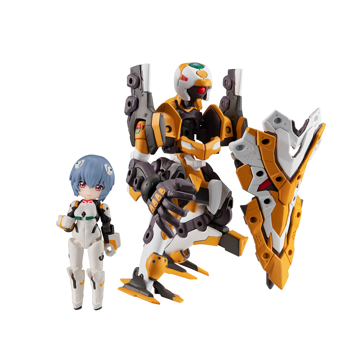 DESKTOP ARMY EVA Movie Ayanami Rei & Evangelion No. 0 (Kai) - Glacier Hobbies - Megahouse