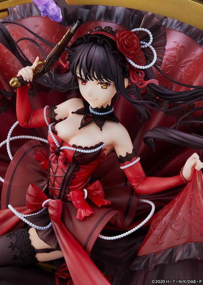 [PREORDER] Date a Barrett Kurumi Tokizaki - Pigeon Blood Ruby Dress Ver. 1/7 Scale Figure - Glacier Hobbies - Estream