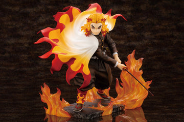 Demon Slayer ARTFX J Kyojuro Rengoku 1/8 Scale Figure - Glacier Hobbies - Kotobukiya