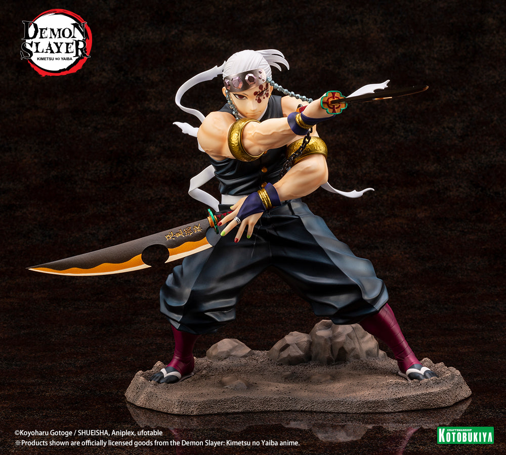 [PREORDER] Demon Slayer: Kimetsu No Yaiba ARTFX J Tengen Uzui 1/8 Scale Figure - Glacier Hobbies - Kotobukiya