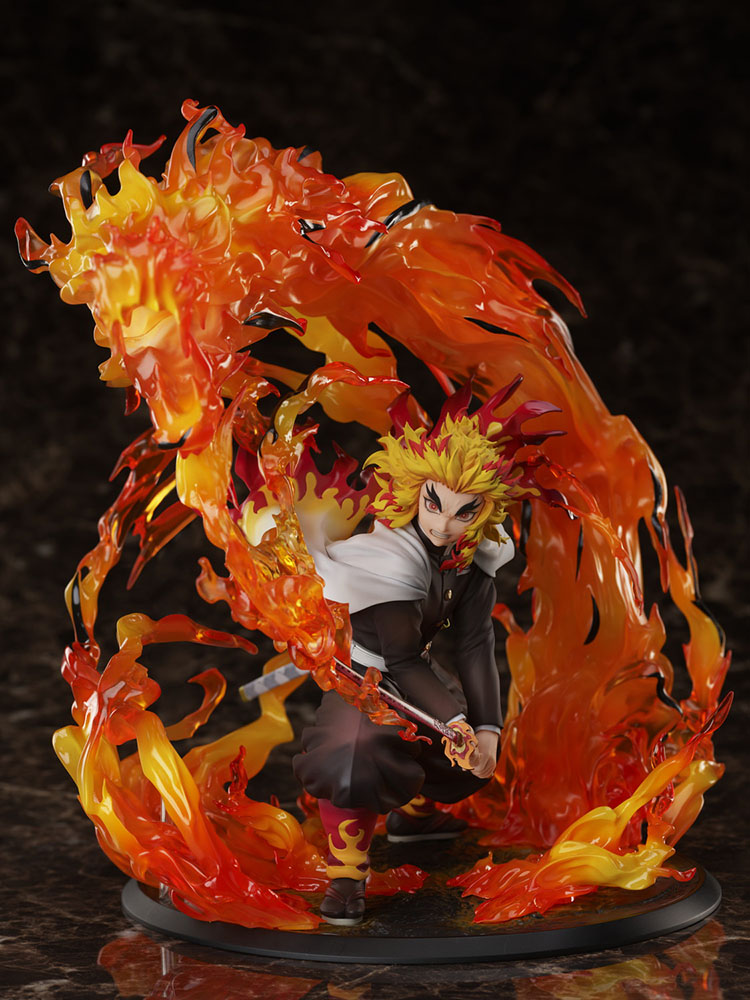 [PREORDER] Demon Slayer: Kimetsu no Yaiba Kyojuro Rengoku Flame Breathing Esoteric Art Ninth Form Rengoku 1/8 Scale Figure - Glacier Hobbies - Aniplex