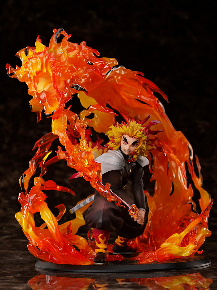 [PREORDER] Demon Slayer: Kimetsu no Yaiba Kyojuro Rengoku Flame Breathing Esoteric Art Ninth Form Rengoku 1/8 Scale Figure - Glacier Hobbies - Aniplex