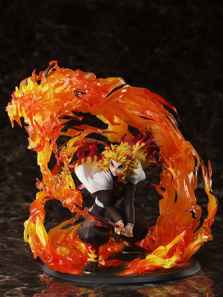[PREORDER] Demon Slayer: Kimetsu no Yaiba Kyojuro Rengoku Flame Breathing Esoteric Art Ninth Form Rengoku 1/8 Scale Figure - Glacier Hobbies - Aniplex