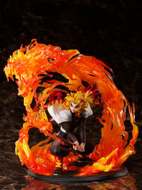 [PREORDER] Demon Slayer: Kimetsu no Yaiba Kyojuro Rengoku Flame Breathing Esoteric Art Ninth Form Rengoku 1/8 Scale Figure - Glacier Hobbies - Aniplex