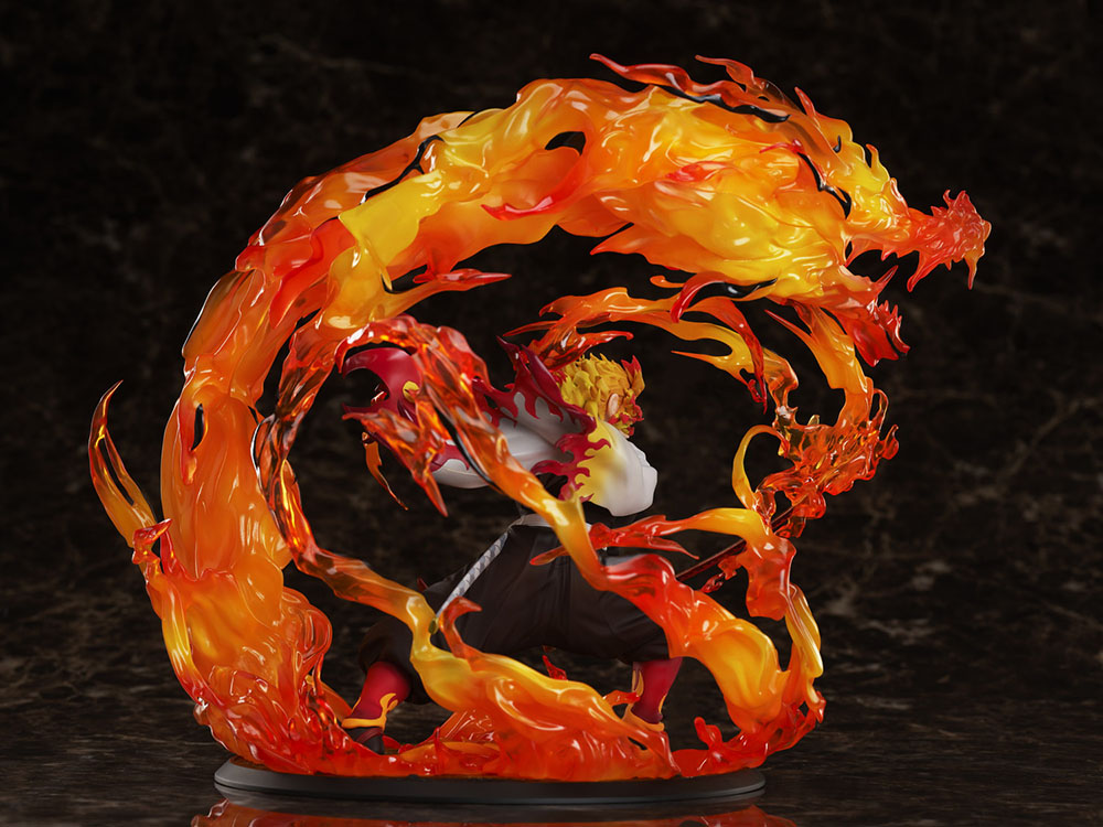 [PREORDER] Demon Slayer: Kimetsu no Yaiba Kyojuro Rengoku Flame Breathing Esoteric Art Ninth Form Rengoku 1/8 Scale Figure - Glacier Hobbies - Aniplex