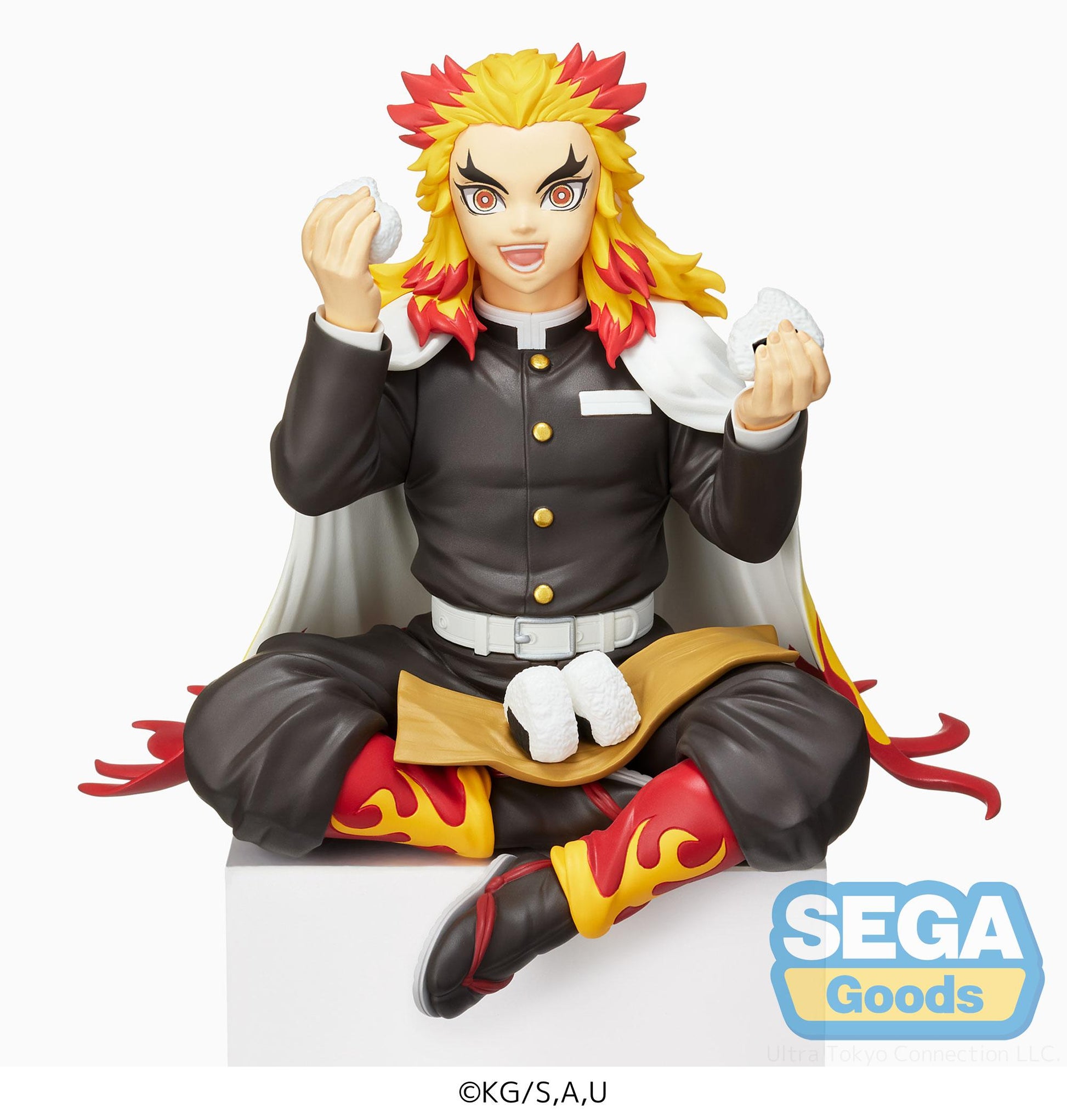 Demon Slayer: Kimetsu no Yaiba PM Perching Figure "Kyojuro Rengoku" - Glacier Hobbies - SEGA
