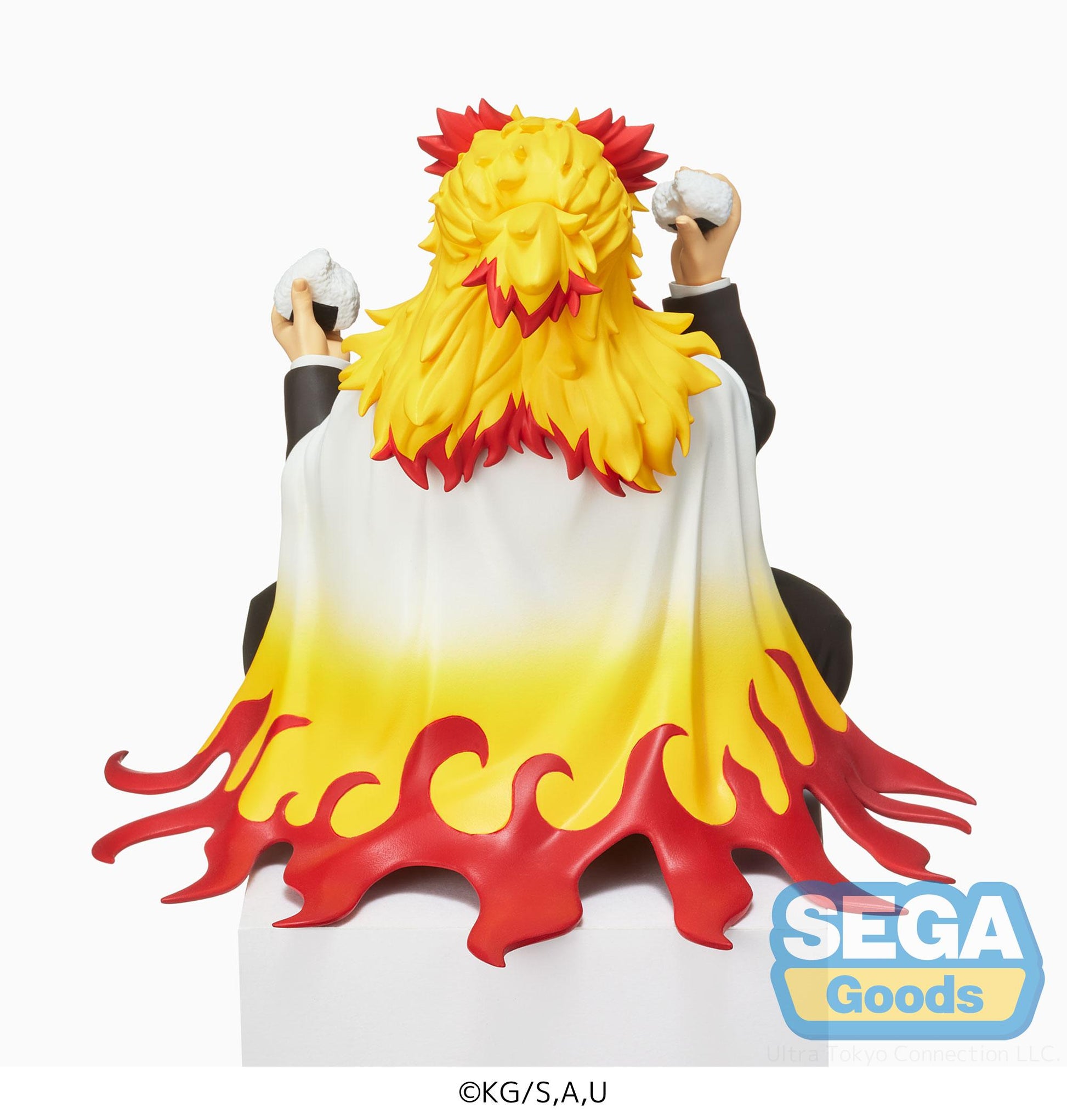 Demon Slayer: Kimetsu no Yaiba PM Perching Figure "Kyojuro Rengoku" - Glacier Hobbies - SEGA