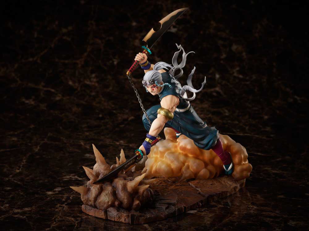 [PREORDER] Demon Slayer: Kimetsu no Yaiba Tengen Uzui 1/8 Scale Figure - Glacier Hobbies - Aniplex