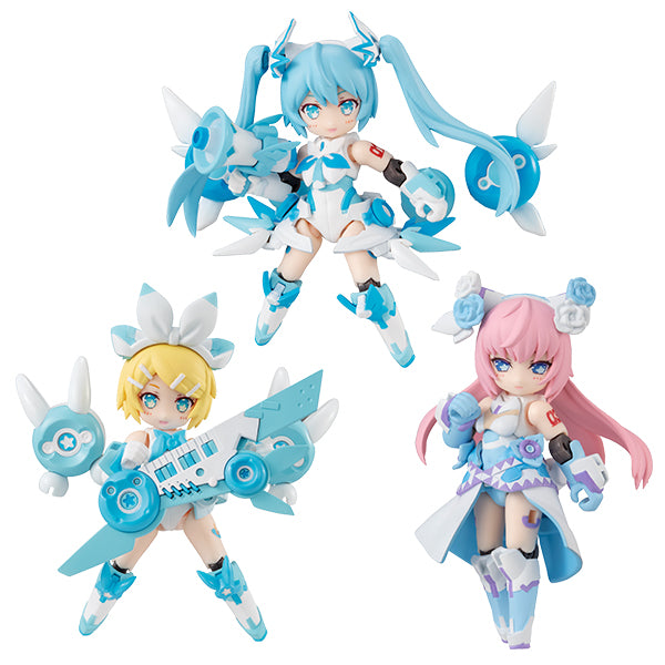 [PREORDER] Desktop Singer SNOW MIKU series (Set of 3) - Glacier Hobbies - Megahouse