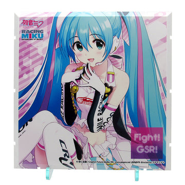 Dioramansion 150: Racing Miku Pit 2019 Optional Panel Rd. 1 OKAYAMA - Glacier Hobbies - PLM