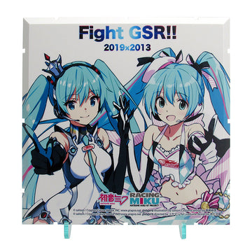 Dioramansion 150: Racing Miku Pit 2019 Optional Panel Rd. 2 FUJI - Glacier Hobbies - PLM