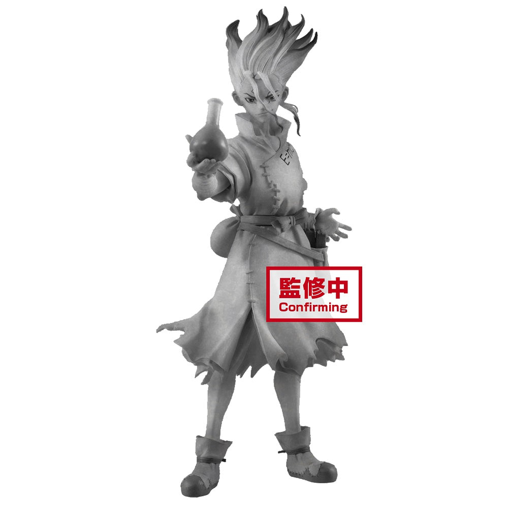 Dr.STONE FIGURE of STONE WORLD GEN ASAGIRI & SENKU ISHIGAMI (B: Senku Ishigami) - Glacier Hobbies - Banpresto