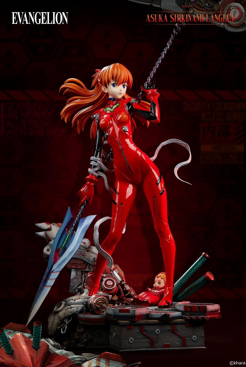[PREORDER] EVANGELION WonderStatue Shikinami Asuka Langley 1/4 Scale Figure - Glacier Hobbies - Star Space