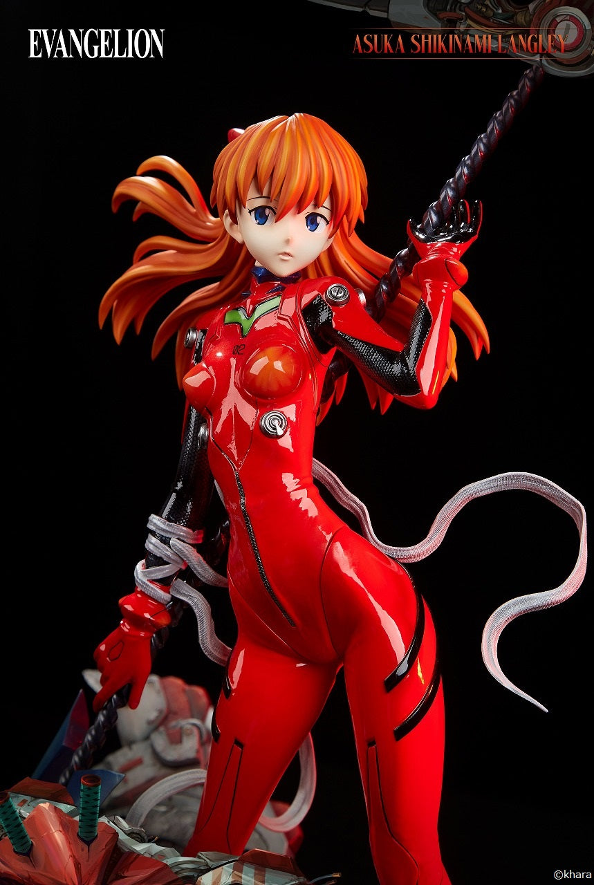 [PREORDER] EVANGELION WonderStatue Shikinami Asuka Langley 1/4 Scale Figure - Glacier Hobbies - Star Space