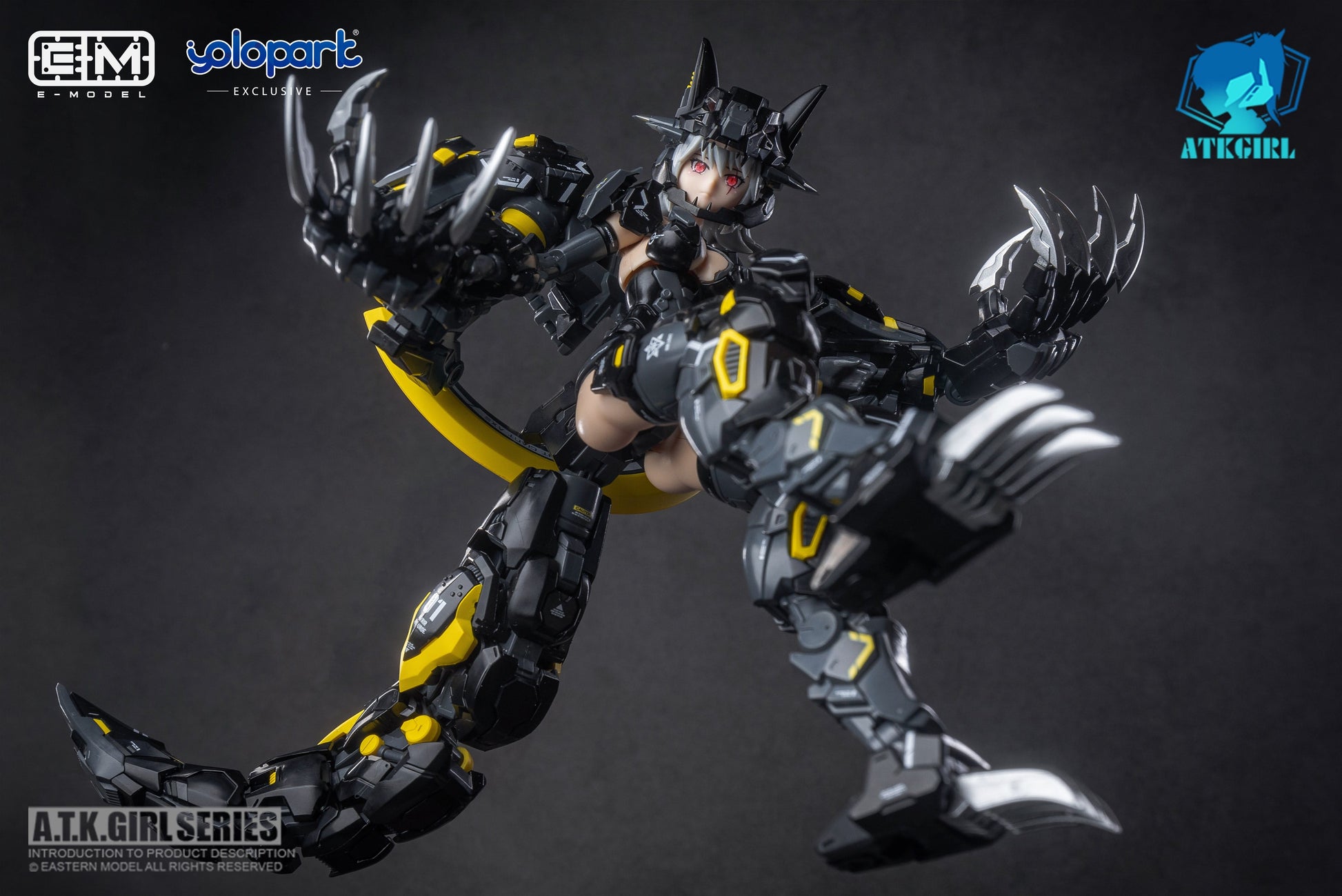 Eastern Model A.T.K. Girl FENRIR (YOLOPARK Stealth Ver.) Plastic Model Kit - EASTERN MODEL - Glacier Hobbies