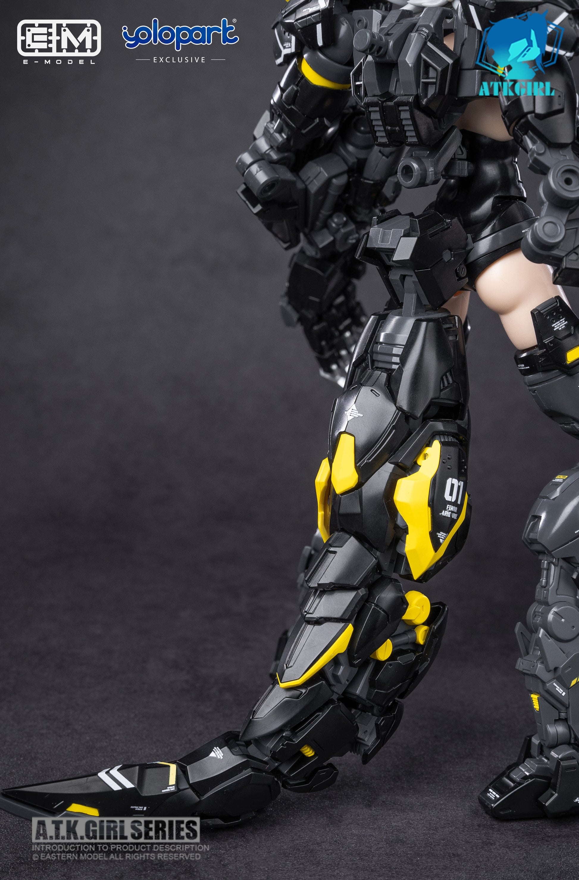 Eastern Model A.T.K. Girl FENRIR (YOLOPARK Stealth Ver.) Plastic Model Kit - EASTERN MODEL - Glacier Hobbies