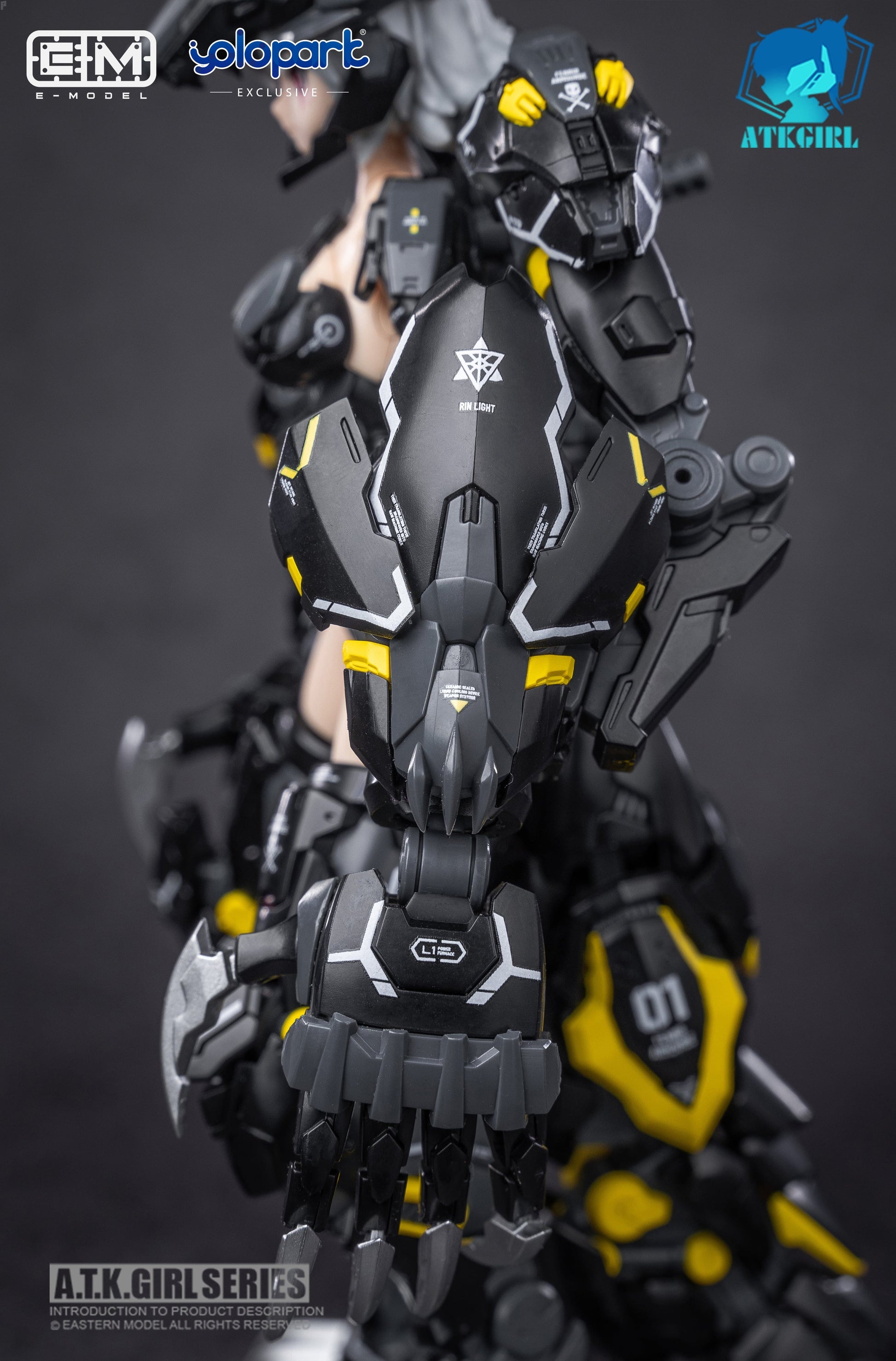 Eastern Model A.T.K. Girl FENRIR (YOLOPARK Stealth Ver.) Plastic Model Kit - EASTERN MODEL - Glacier Hobbies