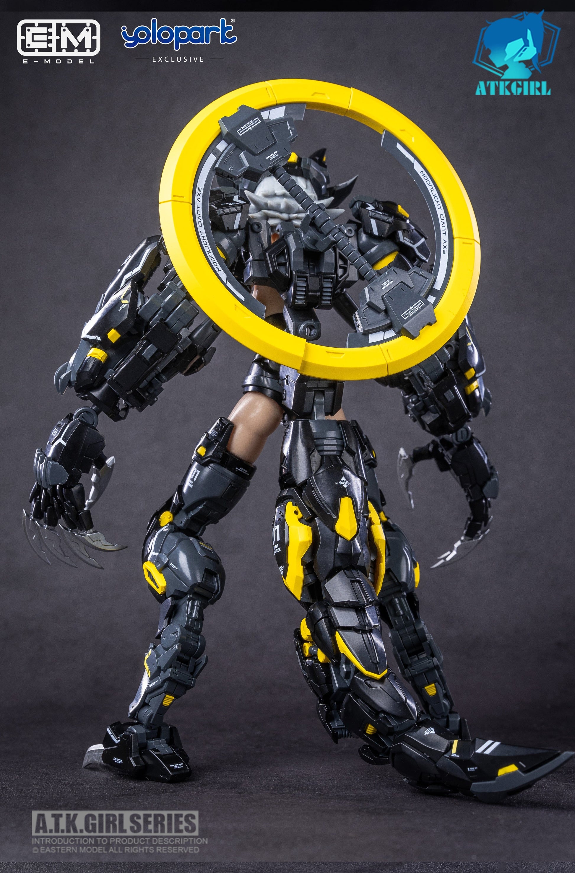 Eastern Model A.T.K. Girl FENRIR (YOLOPARK Stealth Ver.) Plastic Model Kit - EASTERN MODEL - Glacier Hobbies