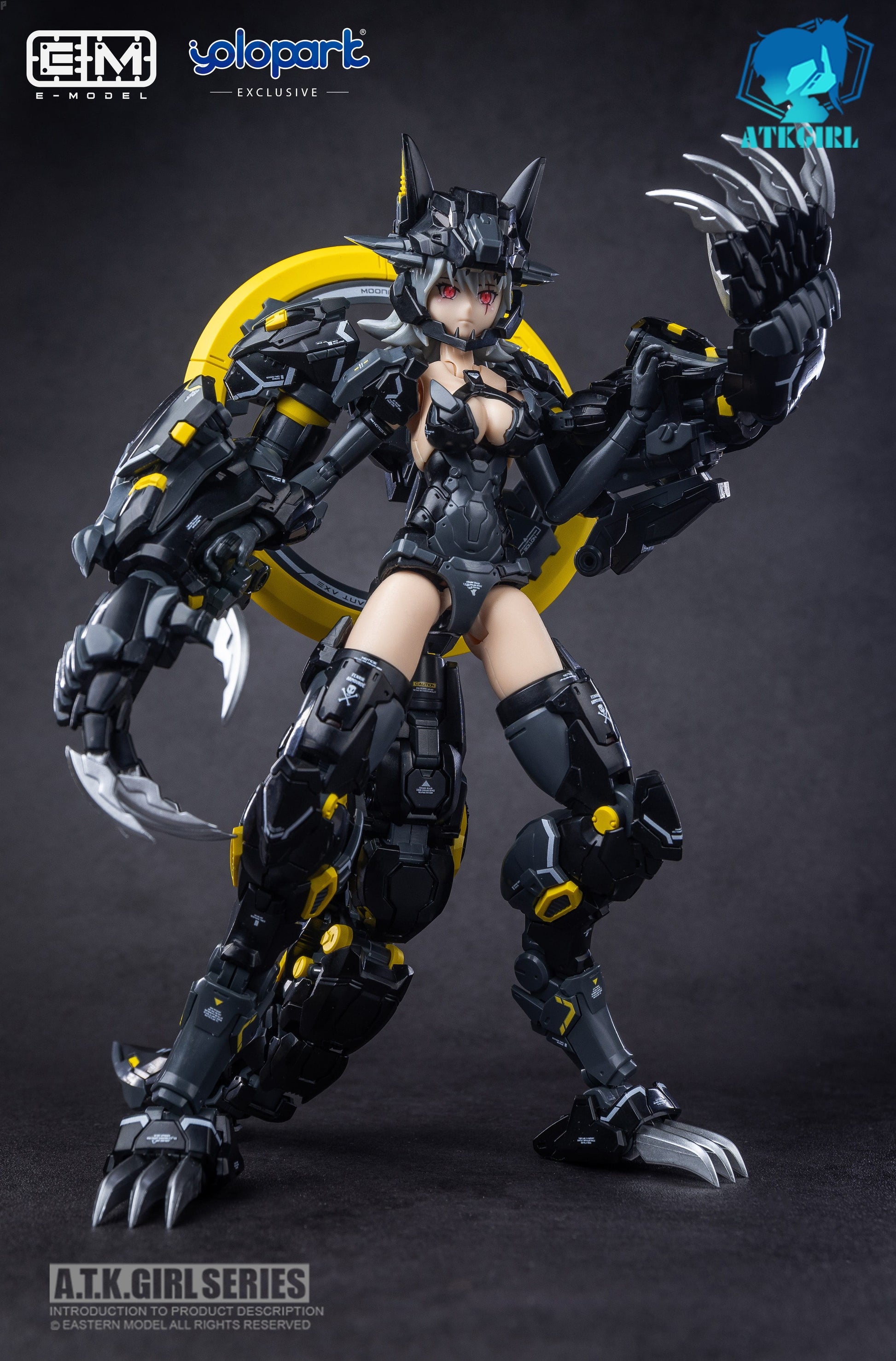Eastern Model A.T.K. Girl FENRIR (YOLOPARK Stealth Ver.) Plastic Model Kit - EASTERN MODEL - Glacier Hobbies