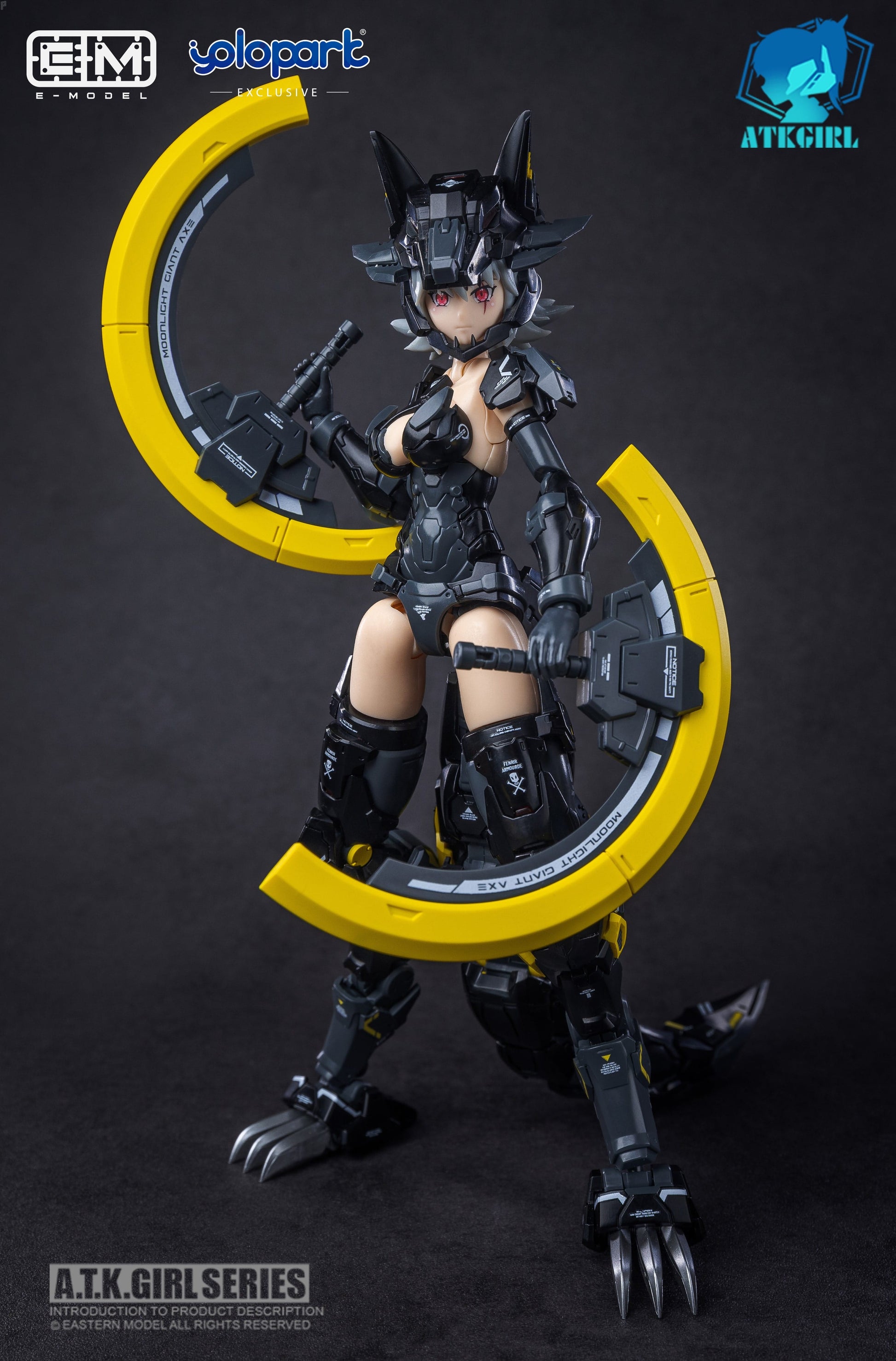 Eastern Model A.T.K. Girl FENRIR (YOLOPARK Stealth Ver.) Plastic Model Kit - EASTERN MODEL - Glacier Hobbies