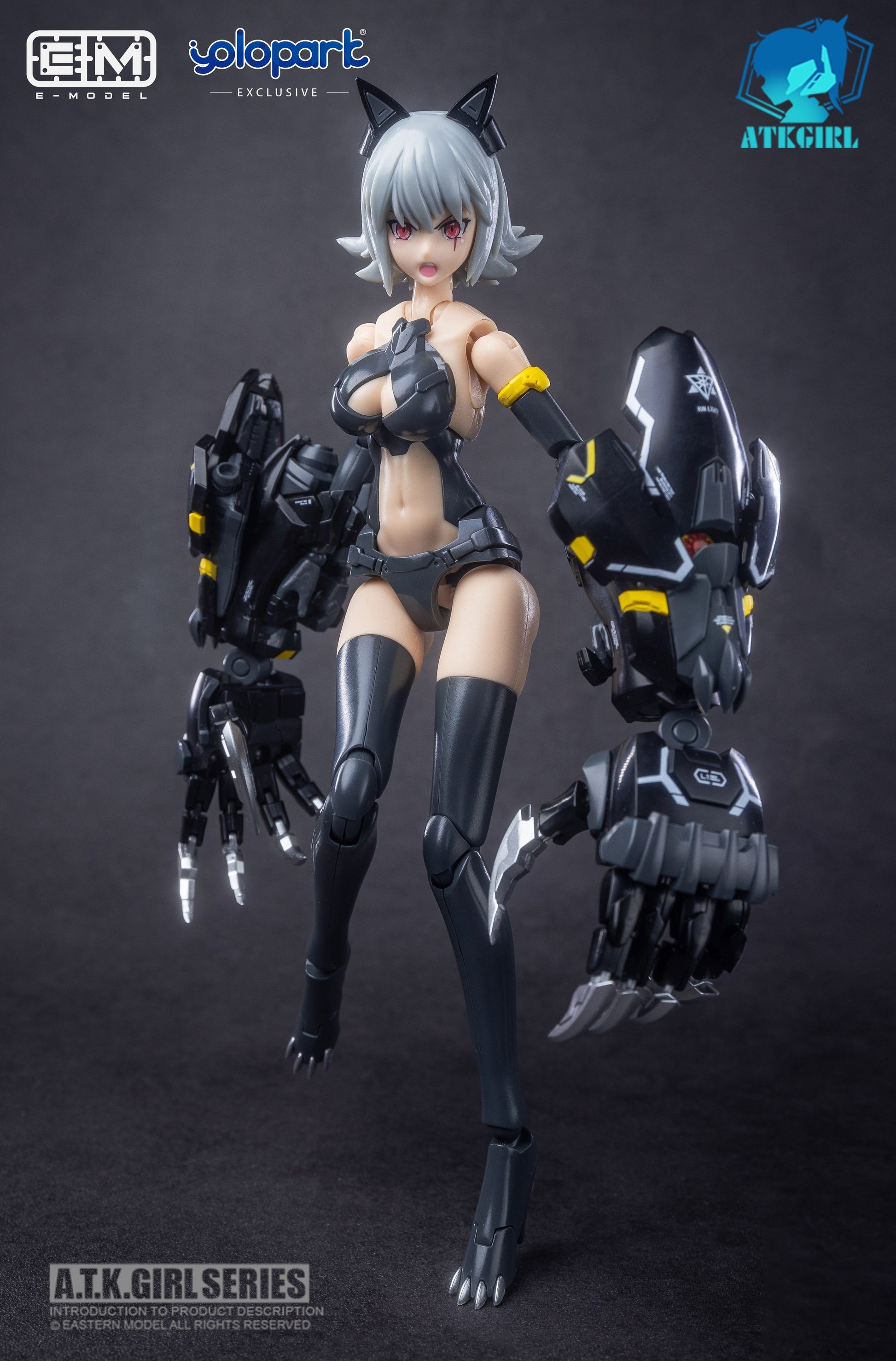 Eastern Model A.T.K. Girl FENRIR (YOLOPARK Stealth Ver.) Plastic Model Kit - EASTERN MODEL - Glacier Hobbies
