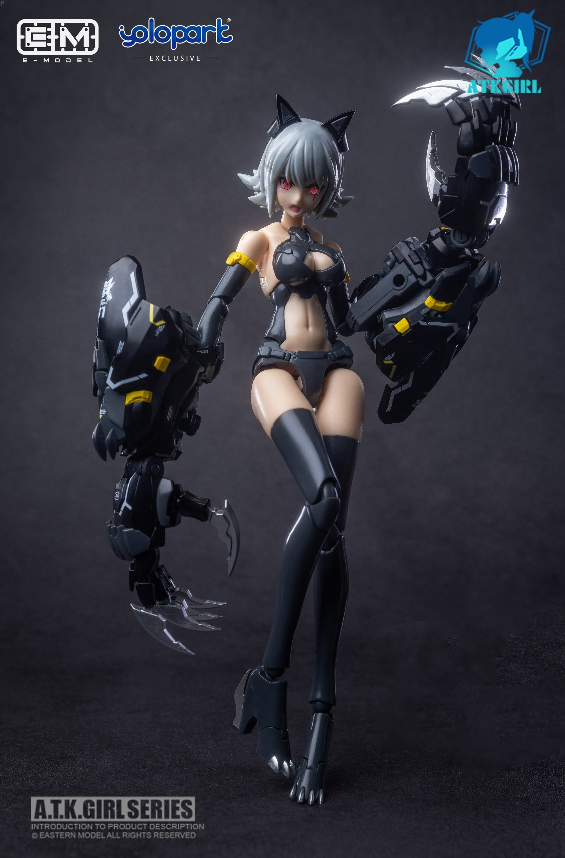Eastern Model A.T.K. Girl FENRIR (YOLOPARK Stealth Ver.) Plastic Model Kit - EASTERN MODEL - Glacier Hobbies